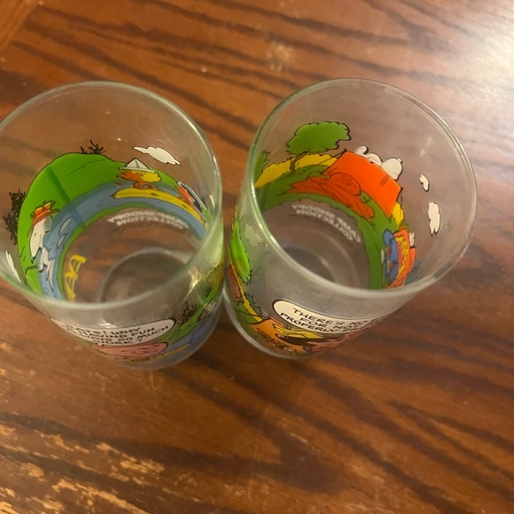 Camp Snoopy Mcdonald’s 1968  Glass Set - Picture 4 of 4